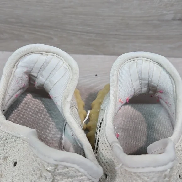 Off White x Yeezy Adidas Custom Boost 350 v2 Athletic Sneakers shoes sz 7